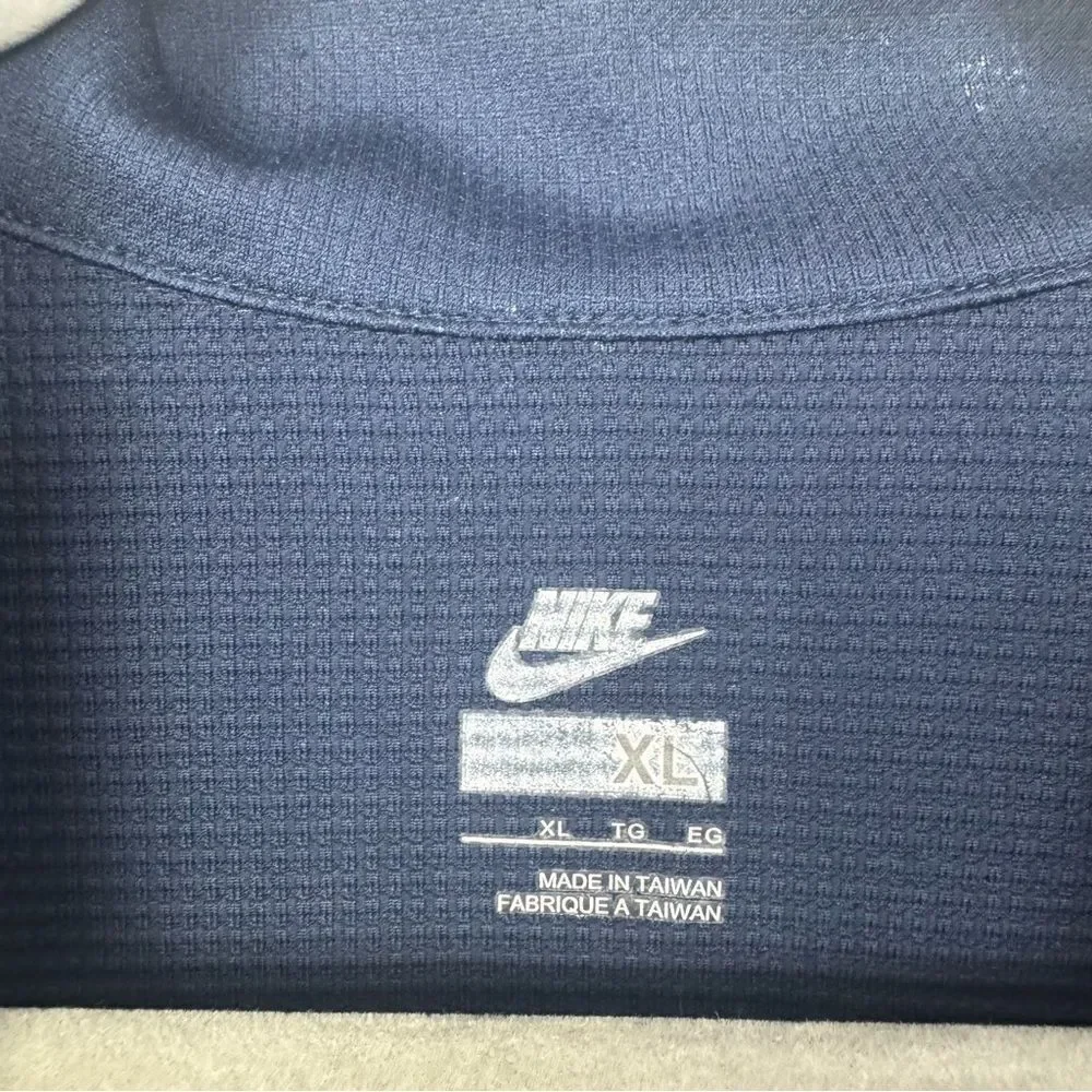 NIKE | Navy Blue & Gray Training Polo Shirt Men’s Size X-Large